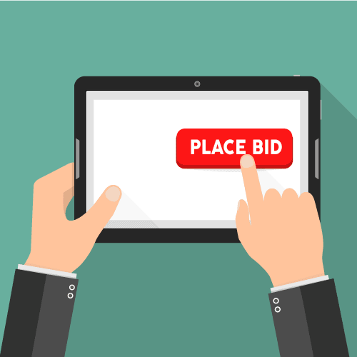 Place a bid on storage
